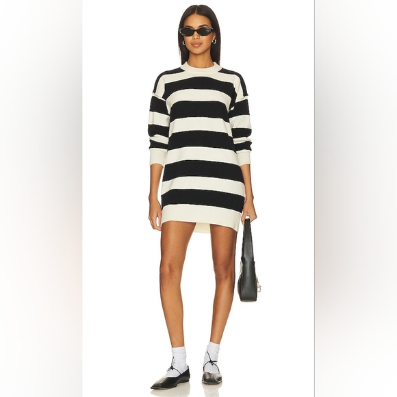 BNWT Line & Dot Edith Striped Mini Dress, Size Medium - Picture 3 of 5